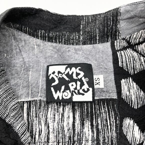 Jams World Womens Maxi Dress Size XSmall W335-Nori‎ Geometric USA Beach Resort - Picture 7 of 11